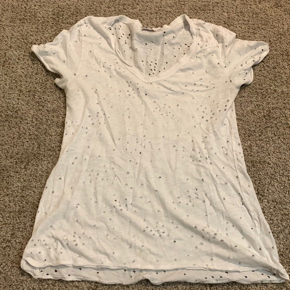 White Holed tee - Picture 1 of 4